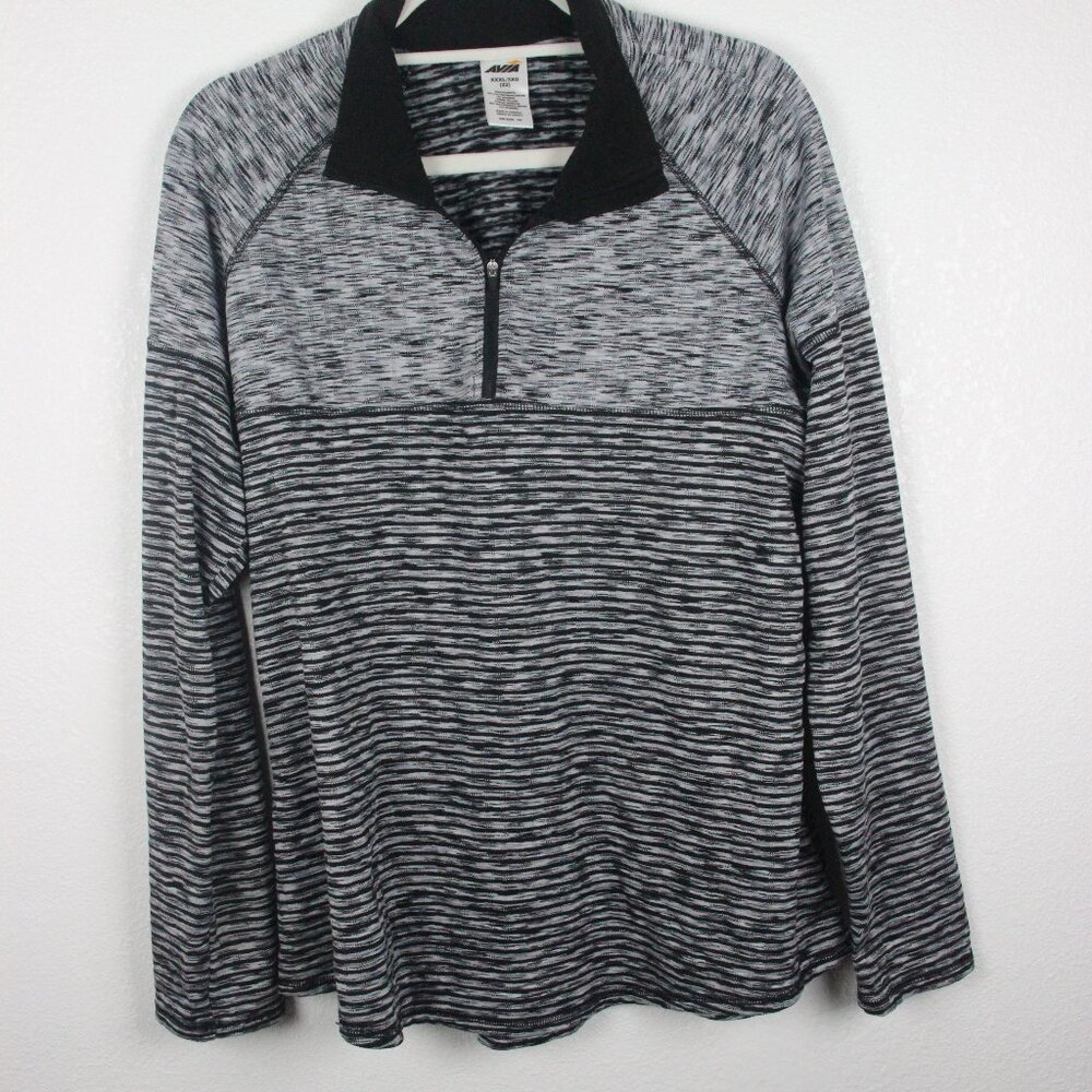 Avia, light weight sweater, men's XXXL, black and white